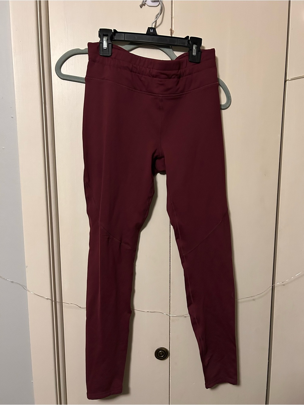 Fabletics Burgundy High-Rise Performance Leggings